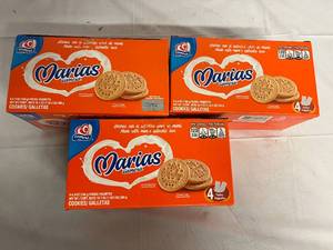 lot 16 image: 3 Boxes of Marias Gamesa Cookies