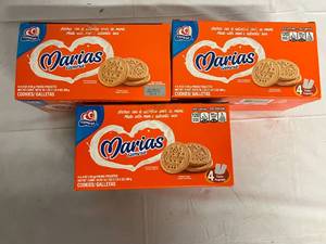 lot 17 image: 3 Boxes of Marias Gamesa Cookies