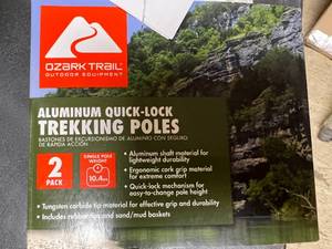 lot 43 image: Ozark Trail Aluminum Quick Lock Trekking Poles
