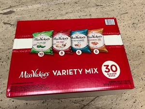 lot 59 image: 30ct Variety Box of Miss Vickie Chips