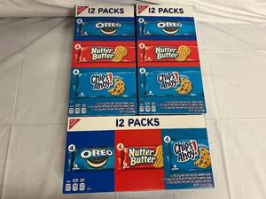 lot 68 image: 3 12ct Packs of Nabisco Variety Snacks