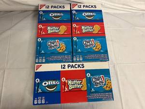lot 69 image: 3 12ct Packs of Nabisco Variety Snacks