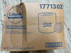 lot 71 image: 60 rolls of Individually Wrapped Rolls of Cottonelle Toilet Paper