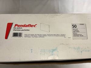 lot 80 image: 50ct Pack of Pendaflex File Jackets