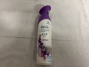 lot 82 image: 6 Bottles of Febreze Light Air Mist - Lavender