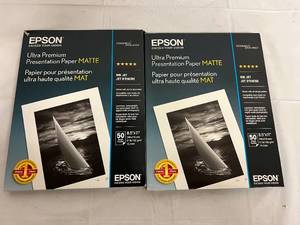lot 84 image: 2 Packs of Epson Premium Presentation Paper Matte