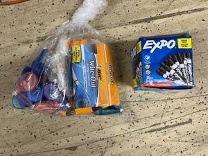 lot 102 image: Bunch of White Out and 36ct Pack of Expo Markers
