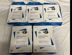 lot 106 image: 2500 Sheets of Hammermill Copy Paper - 8.5 x 11