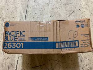 lot 107 image: 6 Rolls of Pacific Blue Paper Towel Rolls