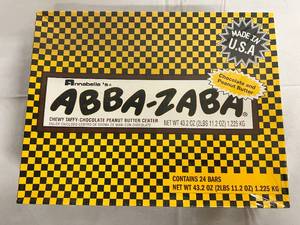 lot 118 image: Box of Abba-Zabba Chocolate Peanut Butter Chewy Taffy