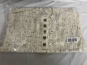lot 133 image: Madewell Donegal Bowden Henley Sweater - S