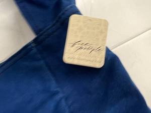 lot 328 image: Free People Canvas Sling Bag - Icelandis Blue