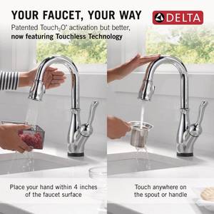 lot 21 image: Delta Leland Touch Bar Faucet