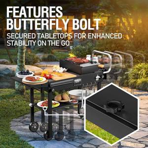 lot 45 image: Lineware Portable Grill TableCart