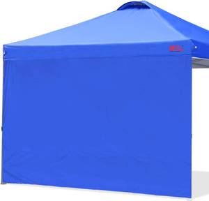 lot 48 image: MasterCanopy 12 X 12 Durable Pop-Up Canopy Tent with 1 Sidewall
