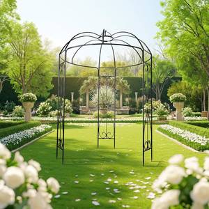 lot 52 image: Moofar Large Size Metal Gazebo Pavilion Arbor Arch Trellis