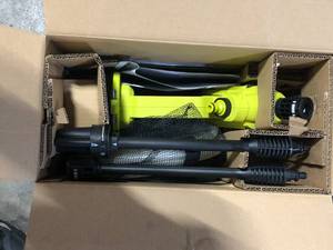 lot 6 image: RYOBI ONE 18V EZClean 320 PSI 0.8 GPM Cordless Battery Cold Water Power Cleaner (Tool Only) Customer Returns See Pictures