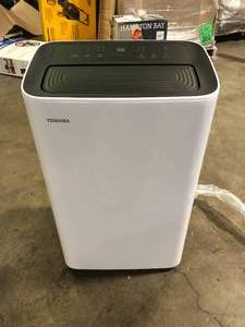 lot 11 image: Toshiba 8,000 BTU (12,000 BTU ASHRAE) 115-Volt Smart Wi-Fi Portable Air Conditioner for upto 350 sq. ft. Missing Pieces Customer Returns See Pictures