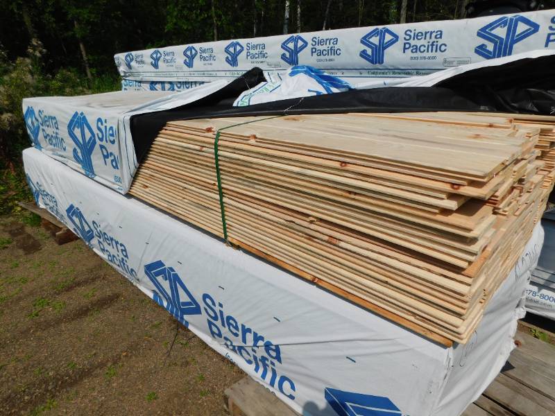 1 x 6 Ponderosa Pine #3 Tongue & Groove LWP-4 Reversible - 284 Linear Feet