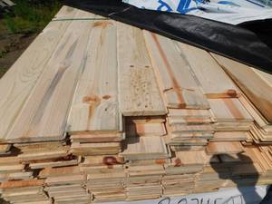 1 x 6 Ponderosa Pine #3 Tongue & Groove LWP-4 Reversible - 3703 Linear Feet