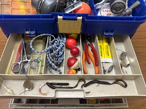 lot 18 image: Tackle Box FILLED with Various Lures etc