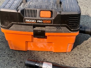 lot 75 image: Excellent Working RIDGID Pro Pack Vaccuum Unit