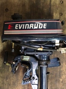lot 91 image: Working EVINRUDE Lightweight Outboard Boat Motor Model EJRESE