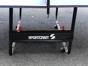 lot 98 image: SPORTCRAFT Ping Pong Table Tennis Table