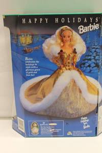 lot 122 image: 1994 Happy Holidays Special Edition Barbie Doll