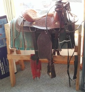 lot 1A image: Horse Saddle And More.