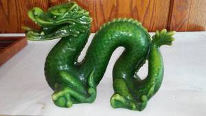 lot 17 image: Dragon Candle And Magnetic Backgammon Travel Game.