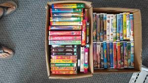 lot 67 image: Kid Disney And Paramount VHS Tapes.