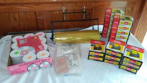 lot 93 image: Cash Register Rolls, Fullmark Typewriter Ribbon And Laminating Roll.