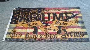 lot 132 image: Amendment Trump Flag.