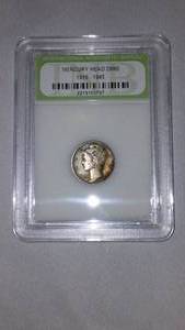 lot 138 image: Mercury Head Dime 1916-1945
