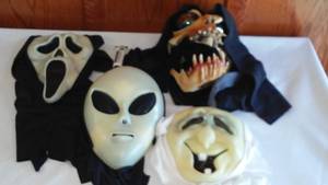 lot 175 image: Halloween Ghost  Scary Masks (4).