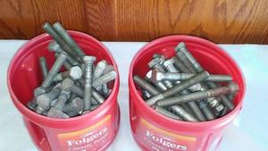 lot 189 image: Bolts. 2 Buckets.