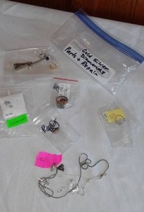 lot 210 image: Jewelry. Gold, Silver, Diamonds For Parts And Repair.