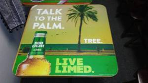 lot 245 image: Budweiser and Bud Light Lime Tables and Chairs (2).