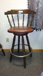lot 250 image: Swivel Bar Stools (5)
