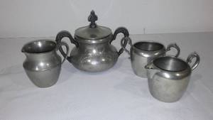 lot 267 image: Genuine Pewter Set