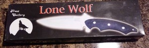 lot 279 image: Frost Cutlery Lone Wolf 15-032B w Nylon Sheath