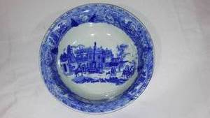 lot 310 image: Vintage Victoria Ware Ironstone Serving Bowl Flow Blue