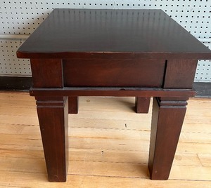 lot 64 image: Arts and Crafts Style Wooden Side Table