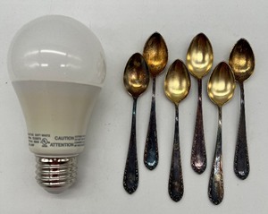 lot 161 image: 800 Silver Demitasse Spoons - QTY 6 - German