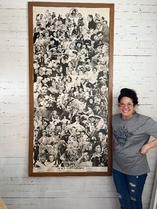 lot 174 image: Vintage THATS ENTERTAINMENT Dargis Door Collage Poster - 1975 - LARGE