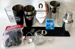 lot 188 image: Stir It and Shake it Up with this Lot of Bar Supplies