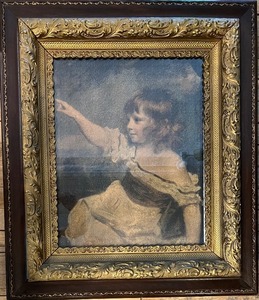 lot 45 image: Antique Gilt Frame with French Print