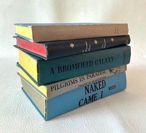 lot 277 image: 5 Assorted VINTAGE HARDCOVER Books in Blue, Mid 1950s - 60s
