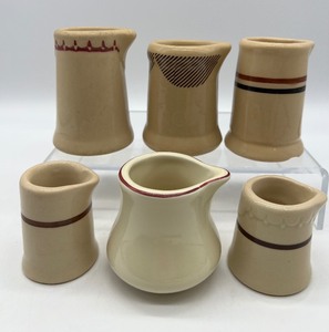 lot 323 image: Vintage Restaurant Ware Creamers including Desert Ware - QTY 6